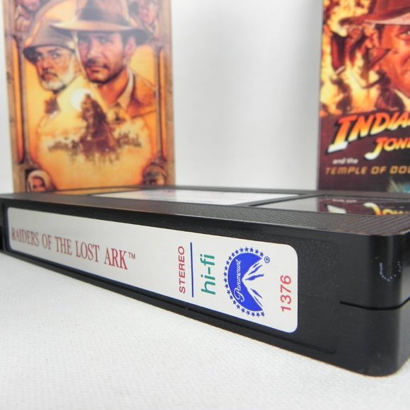 Indiana Jones Raiders of the Lost Ark Trilogy VHS Collection |1989 Box Set - Picture 5 of 5